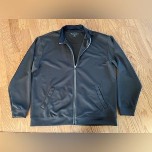 Pebble Beach- Dark Olive Green Zip Jacket. Size XL.
